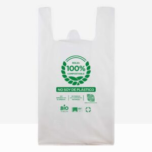 Bolsa Camiseta Compostable - BIOTECH